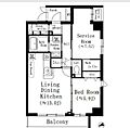 ラフィーヴィル清澄白河WEST3階28.7万円