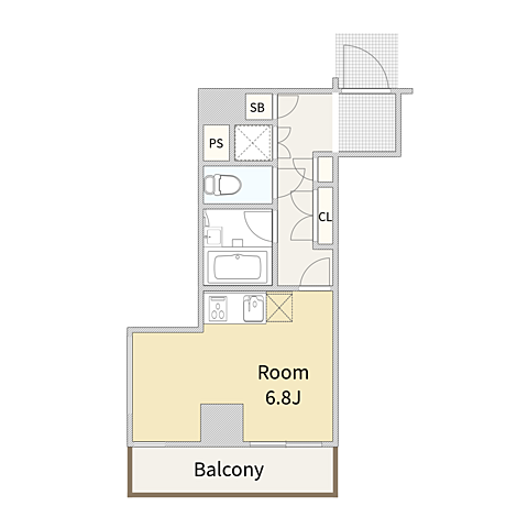 間取り ジェイパーク南大井 3階/-
