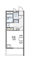 シマサン17 106 ｜ 千葉県鎌ケ谷市西佐津間1丁目27-15（賃貸アパート1K・1階・20.28㎡） その2