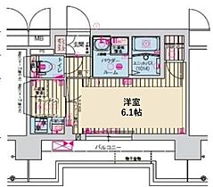 プレサンス東三国エンブレイス  ｜ 大阪府大阪市淀川区十八条１丁目（賃貸マンション1R・9階・21.66㎡） その2