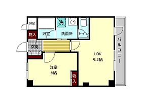 中川ビル 401 ｜ 奈良県奈良市大宮町4丁目（賃貸マンション1LDK・4階・48.60㎡） その2