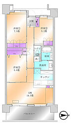 間取図画像 3LDK