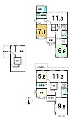 中古戸建　宇治市五ケ庄広岡谷　1−23