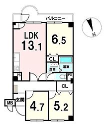 間取図画像 3LDK