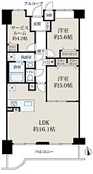 間取図画像 2SLDK