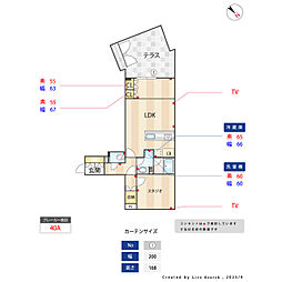ACP Residence 新江古田(2026.08.28管 1SLDKの間取図画像