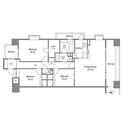 LaSante東白壁 11階