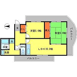 山田マンションビューテラス 2階
