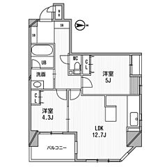 物件の間取り