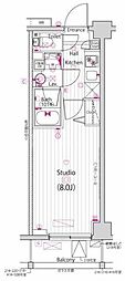 ガーラ行徳グランドステージ 1Kの間取図画像