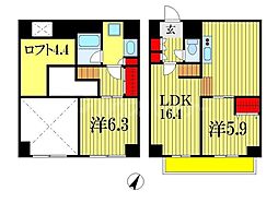 Lo.houseStyle 2LDKの間取図画像