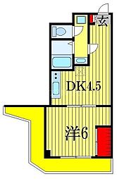エステートショーエー 1DKの間取図画像