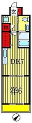 LAUREL 1DKの間取図画像