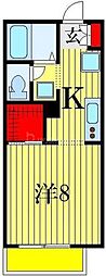 グランシャリオ 1Kの間取図画像
