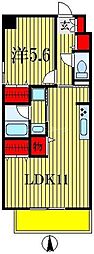 ルミエール 1LDKの間取図画像