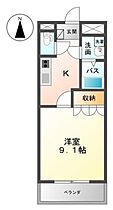 岡山県倉敷市中庄（賃貸アパート1K・1階・30.96㎡） その2