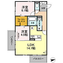 岡山県岡山市中区浜1丁目（賃貸アパート1LDK・3階・59.92㎡） その2