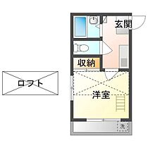 岡山県岡山市北区奥田西町（賃貸アパート1K・2階・21.21㎡） その2