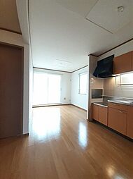 JR津山線 野々口駅 徒歩3分の賃貸アパート 2階2LDKのリビング/ダイニング