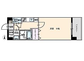 岡山県岡山市北区南方1丁目（賃貸マンション1K・5階・28.27㎡） その2