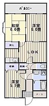 岡山県岡山市南区藤田（賃貸マンション3LDK・2階・60.39㎡） その2