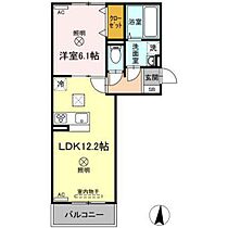 岡山県岡山市北区番町1丁目（賃貸アパート1LDK・1階・42.93㎡） その2