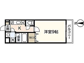 岡山県岡山市北区津島新野1丁目（賃貸マンション1K・3階・28.92㎡） その2