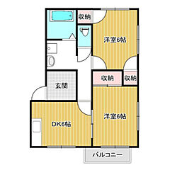 物件の間取り