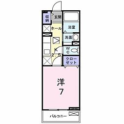 間取図画像 1K