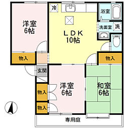 間取図画像 3LDK