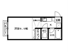 岡山県岡山市北区津島東3丁目（賃貸アパート1K・1階・21.38㎡） その2