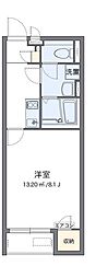 CLEINO伊料北 1Kの間取図画像