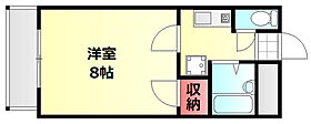 岡山県岡山市北区学南町2丁目（賃貸マンション1K・3階・24.00㎡） その2