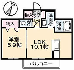 間取図画像 1LDK