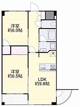 岡山県岡山市中区清水1丁目（賃貸マンション2LDK・5階・53.50㎡） その2