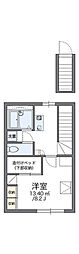 レオパレスイシハラ1 1Kの間取図画像