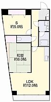 岡山県岡山市北区野田2丁目（賃貸マンション2LDK・4階・55.62㎡） その2