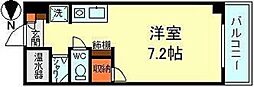 チュリス幸町マンション 1Kの間取図画像