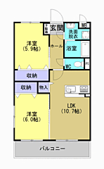 物件の間取り