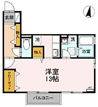 岡山県岡山市南区泉田2丁目（賃貸アパート1R・2階・35.90㎡） その2