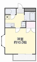 ラウファレ・エイエスエイ 1Kの間取図画像