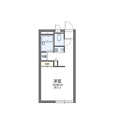 レオパレスプレミール一宮 1Kの間取図画像