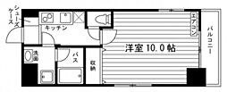 CasaGrande医大前 1Kの間取図画像