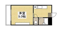 ラメール神田 1Kの間取図画像