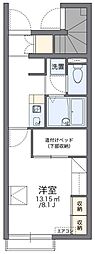 レオパレスAIKO 1Kの間取図画像