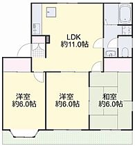 岡山県岡山市中区倉益（賃貸アパート3LDK・1階・60.45㎡） その2