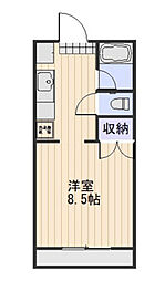 グランドパレス 1Kの間取図画像