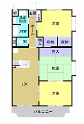 Y&Mオアゾ 3LDKの間取図画像