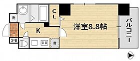 岡山県岡山市北区奉還町4丁目（賃貸マンション1K・8階・27.00㎡） その2