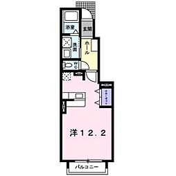 アバンツァート西大寺 ワンルームの間取図画像